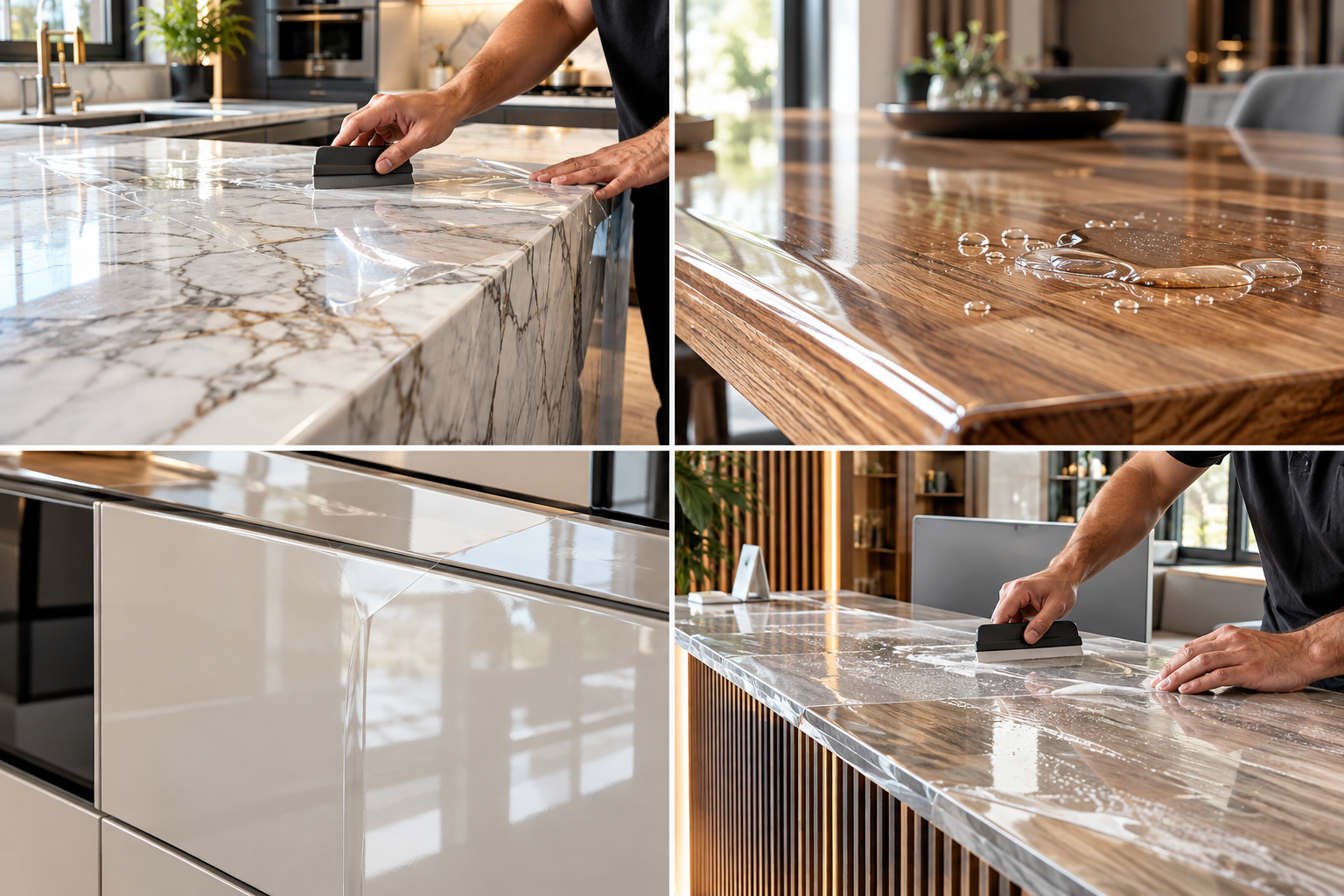 TPU Möbelschutzfolie CLEAR – selbstheilend & transparent